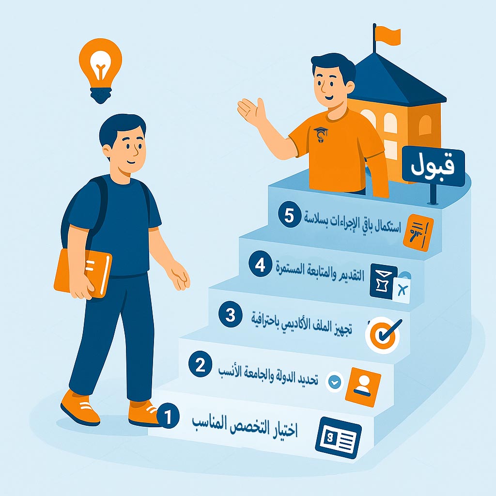 5 Steps to Secure a Guaranteed University Admission Abroad